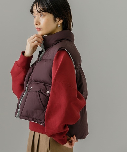 KBF（ケイビーエフ）の「リバーシブルグリーンダウンベスト（ダウン