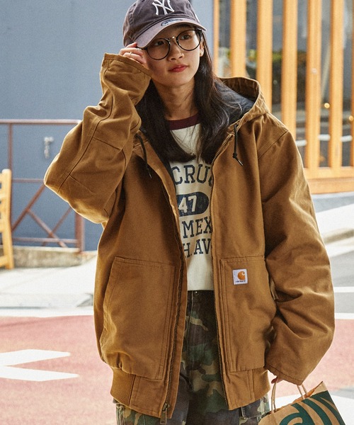 大人気！Carharttアクティブジャケットダックジャケットパーカー