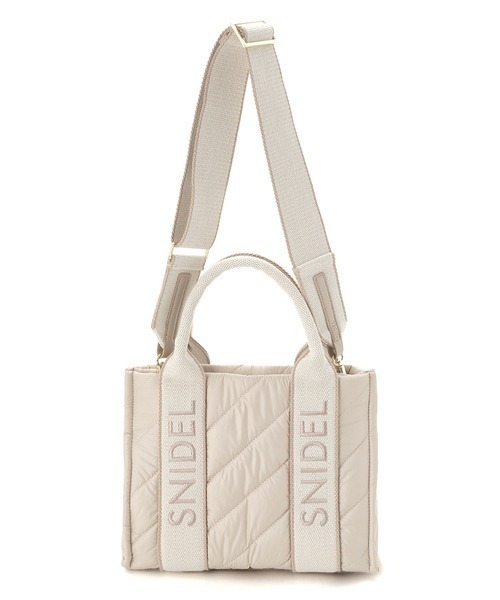 SNIDEL（スナイデル）の「キルティングロゴバッグ（ショルダーバッグ