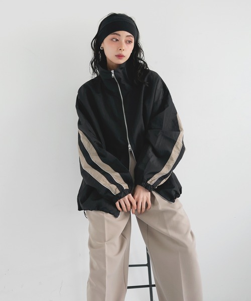 ラインナイロンジップブルゾン（ナイロンジャケット）｜LIAN（リアン