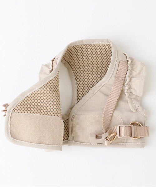 ショルダーフリルハーネス＋リードSET【ワンタッチ着脱・サイズ調整