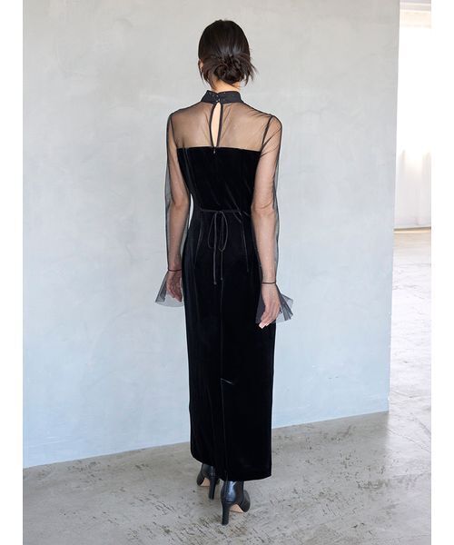 シアードッキングベロアドレス（ワンピース）｜SNIDEL（スナイデル）の