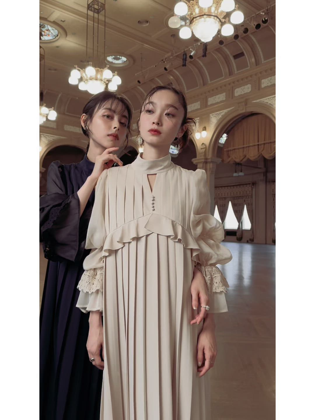 セール】オケージョンドレス 結婚式 ストレッチ ｜ クラシカル