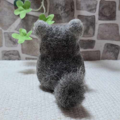 受注制作】チンチラ 羊毛フェルト 羊毛フェルト corron 通販 13770142