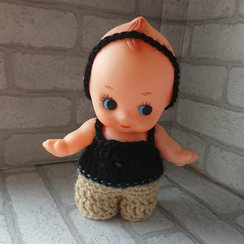 キューピー 陶器製 キューピー赤ちゃんの形 陶器 プランター