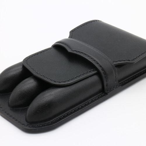 まるこさま専用 モンブラン 3本挿し ペンケース ブラック MONTBLANC