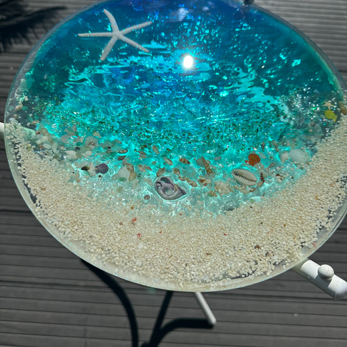 さち(オーダー品)】海の丸テーブル HIROSHIMA Round Table / ヒロシマ