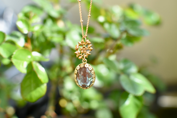 アンティークサフィレット 1粒ネックレス 【公式通販】