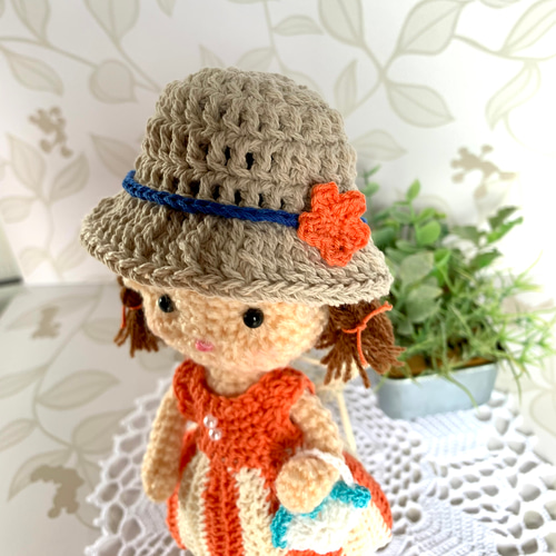 あみぐるみ・小さな女の子 (ちぃちゃん)⑥・着せ替え あみぐるみ あみ