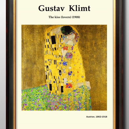 1-1250□ポスター 絵画 A3サイズ 『グスタフ・クリムト』 アート