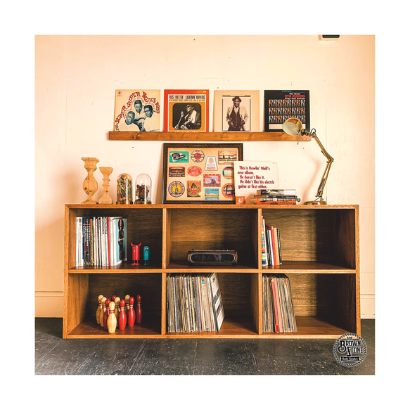 ジャパンビンテージ』レコードラック サイドボード 飾棚 RWmis59