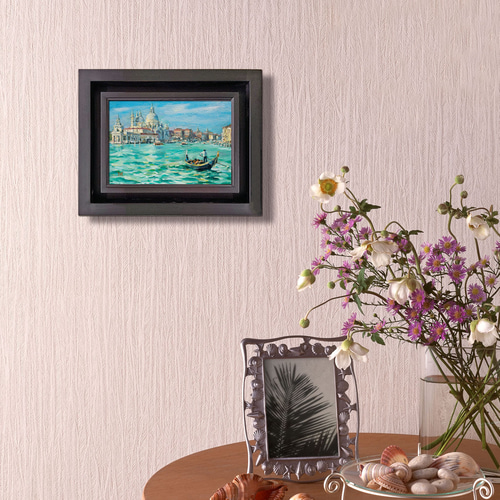 油絵「ベネチア礼賛」p10号 原画 油絵「ベネチア礼賛」p10号 原画