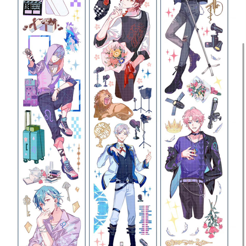 海外 マスキングテープ 人物 装飾 マステ PET まとめ売り コラージュ