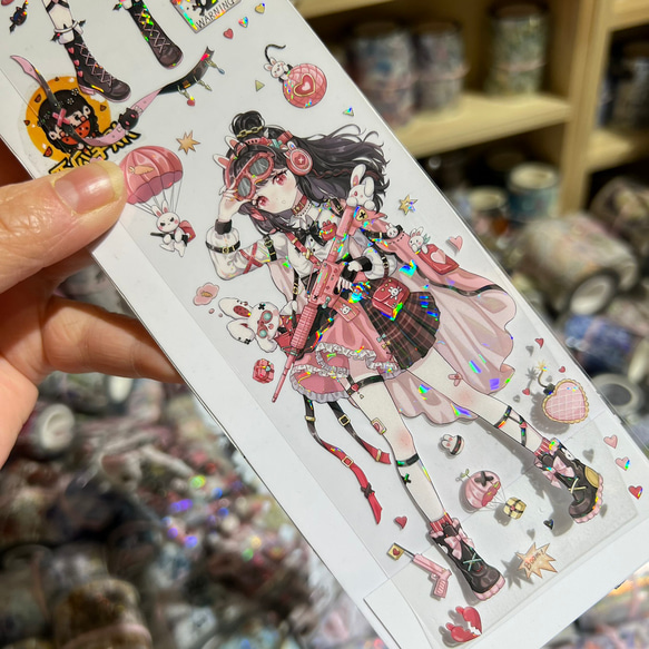 贝壳光 6.5cm×10m 小黄花 海外マスキングテープ 7382】海外 マステ 3/5/