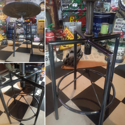 関西送料込み変更済】インダストリアルインテリア ガレージテーブル