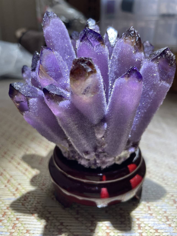 水晶ポイント原石透明度が高いヒマラヤ水晶クラスター 水晶原石 群晶