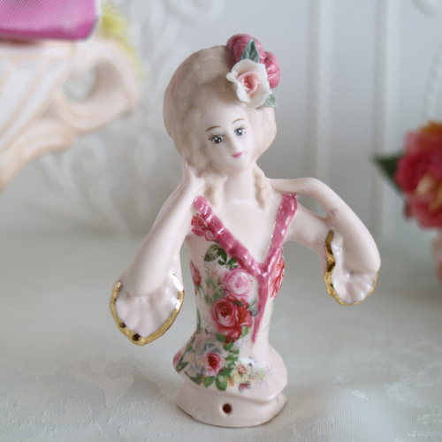 UNTER WEISS BACHレースドール 人形 西洋陶磁器 オルゴールバリオス2型