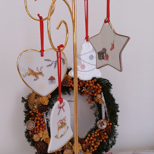 妻の作った 大天使 オーナメント 陶芸 妻の作った 大天使 オーナメント