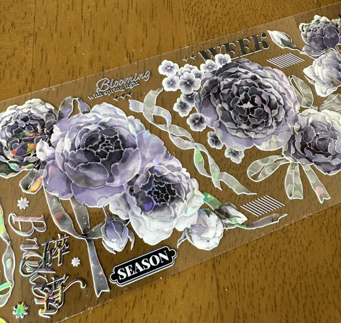 切売 1393☆ 海外 マスキングテープ マステ PET 装飾 フレーム 贝壳銀