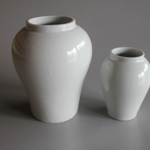 6寸白磁花生 李朝 一輪挿し・花瓶・花器 文吉陶房 通販 16072348