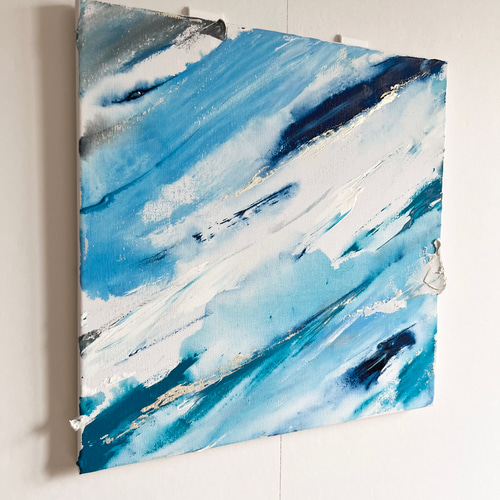 生命の受容 / モダン画 キャンバス 46×38㎝ F8 原画限り おしゃれ