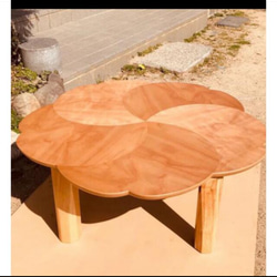 花柄ちゃぶ台サクラ折りたたみ脚90日本製 ローテーブル・リビング