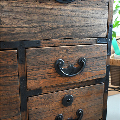 日本製 チェスト アンティーク おしゃれ 和箪笥 桐たんす 昭和レトロ