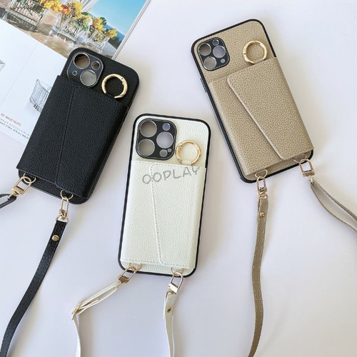 ajew iPhone11pro ケース beige pink カード収納ケース ajew