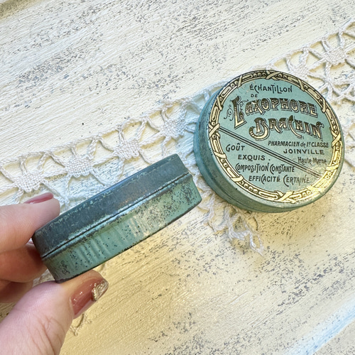 ブリキ製の薬缶 フランスアンティーク その他インテリア雑貨 Ange