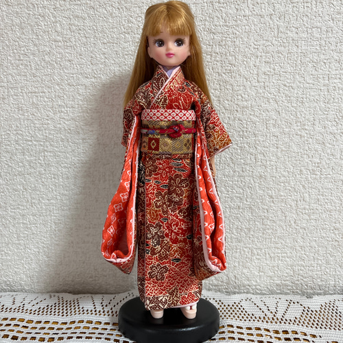 リカちゃん、ブライス振袖と帯びセット その他人形 おーちゃん工房