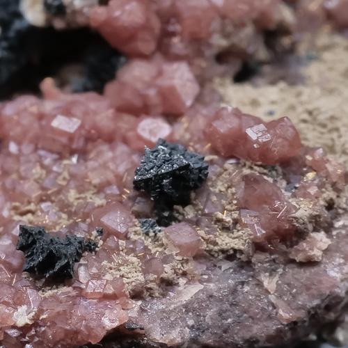 鉱物 標本 ハウスマン鉱 灰鉄柘榴石 結晶 原石】南アフリカ アンドラ