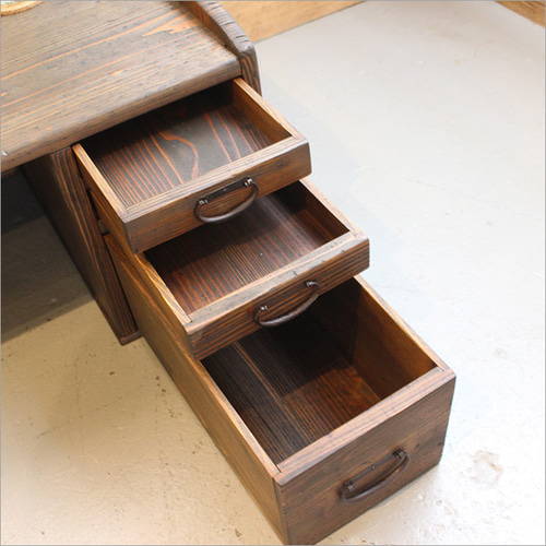 両袖 文机 アンティーク 座卓 和モダン 和室 和風 テレビ台 ローボード