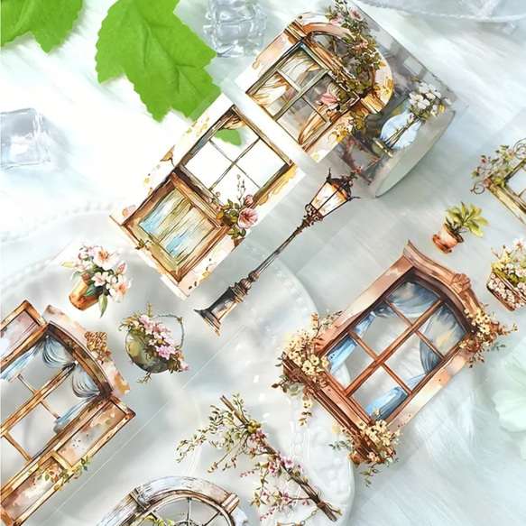 海外作家 五宝文創 マスキングテープ 海外マステ PET コラージュ素材