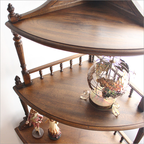 アンティーク コーナーシェルフ リメイク品 コーナーキャビネット