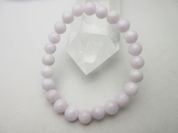 希少カラー】/【ラベンダー翡翠ブレスレット】/内周size(約15.5cm