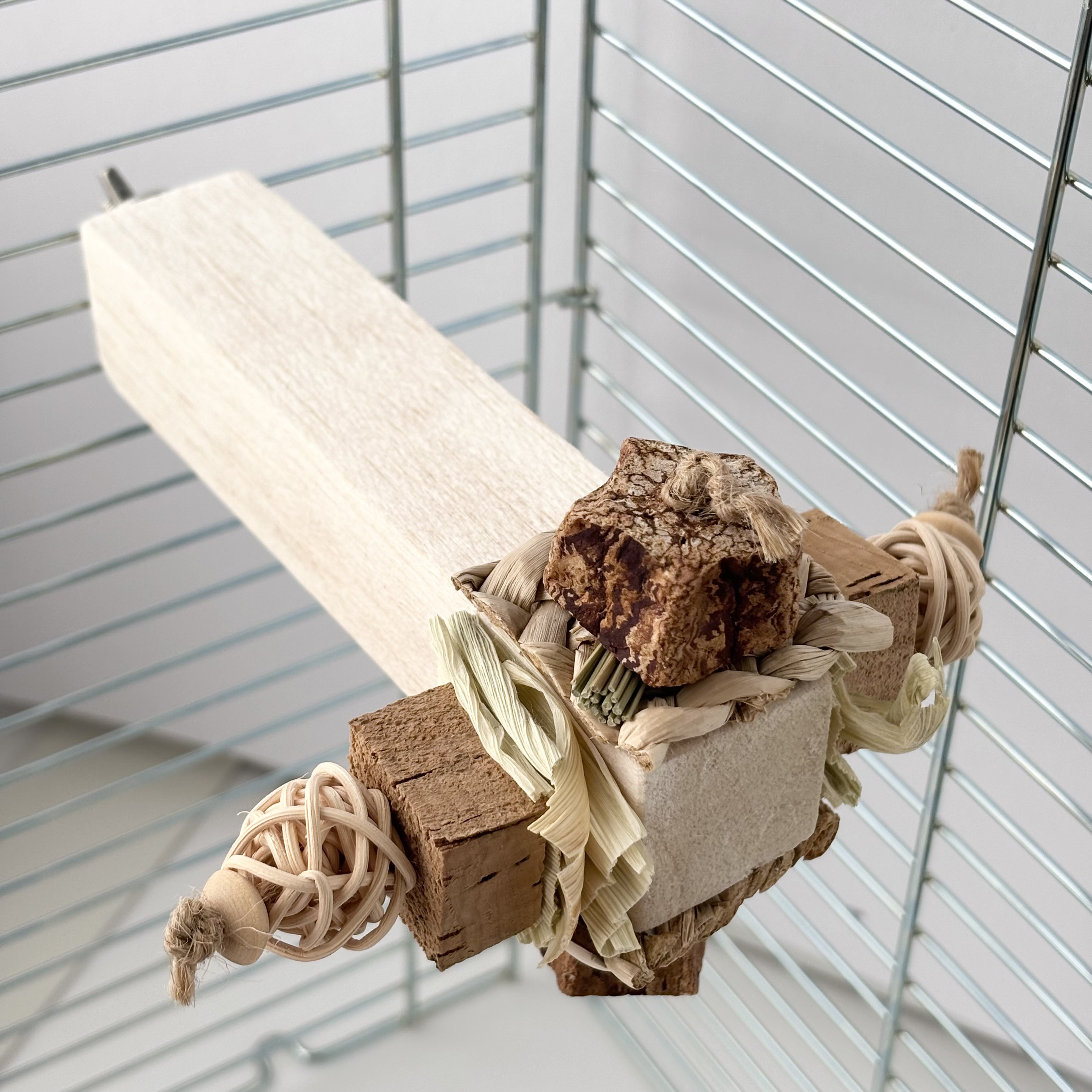 鳥おもちゃ バードトイ コルクバルサセット インコおもちゃ インコ