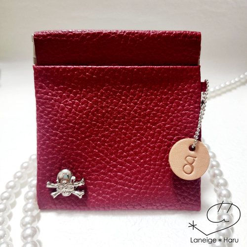 レザクラージュ 携帯灰皿 コインケース ピルケース アクセサリーポーチ