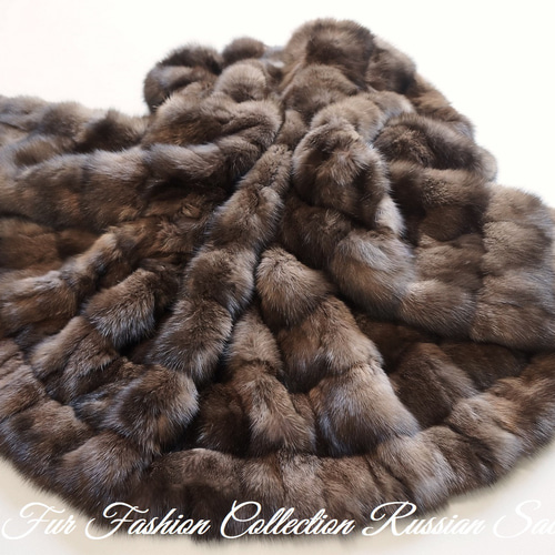 毛皮の王様☆ラグジュアリーなセーブルコート シンプルリッチな本物