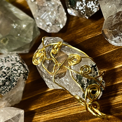 レムリアンシード【約束の石】ヒマラヤ水晶【感情の浄化 どちらも私】M