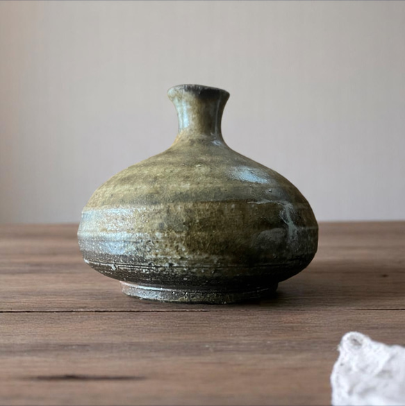 信楽焼【星野亨斉 造】 陶器・壺・花瓶 高30cm 直径30cm 6.1キロ特大