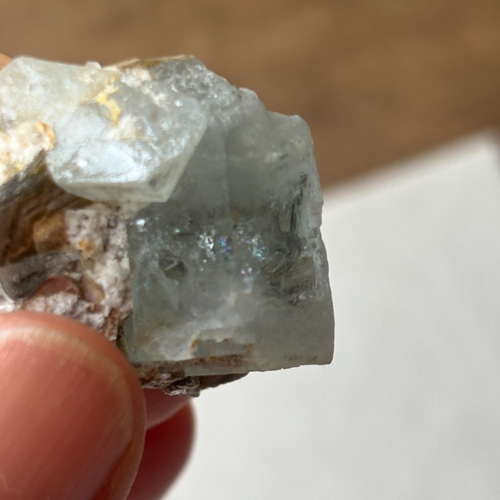 アクアマリン☆原石☆雲母＆母岩付き！！☆17.2g☆23mm その他