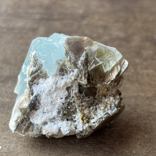 アクアマリン☆原石☆雲母＆母岩付き！！☆17.2g☆23mm その他