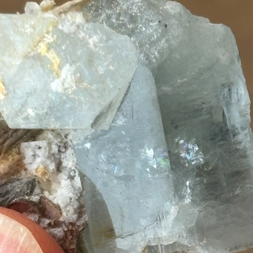 アクアマリン☆原石☆雲母＆母岩付き！！☆17.2g☆23mm その他