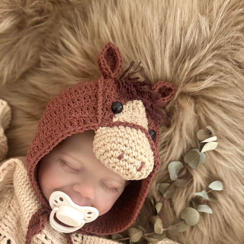 即納】午年 ボンネットコットン100%【クリックポスト送料無料】ニュー