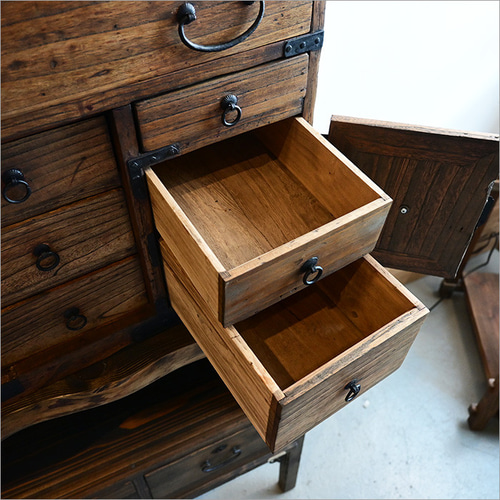 アンティーク 小箪笥 リメイク 小物収納 小引き出し 和箪笥 チェスト