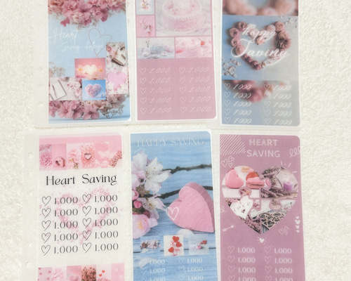 No.36 ハートsavingタイプ A6 saving リフィルバインダー貯金韓国