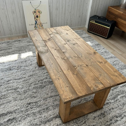 うに ローテーブル ✨ 木製 サイドテーブル ハンドメイド 折りたたみ