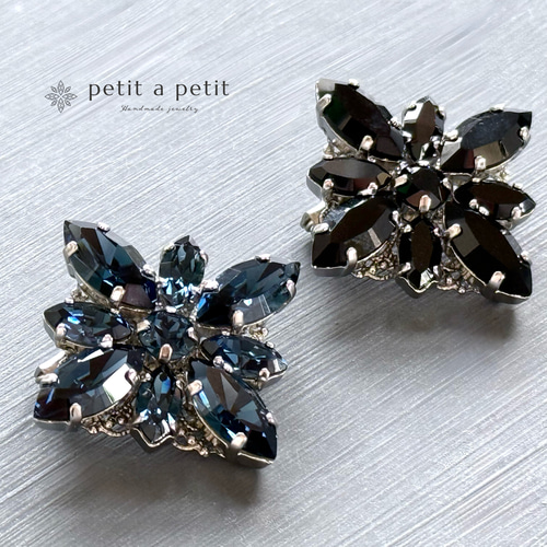 スワロフスキー®︎ ブローチ(L) clématite タンザナイト ギフト