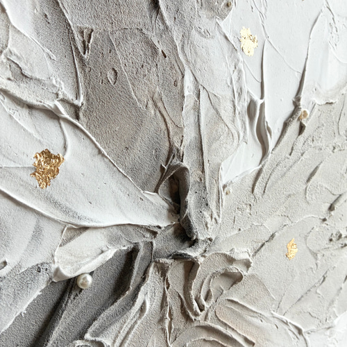 現代アート 53×45.5㎝ テクスチャーアート 大きめ モダン アートパネル