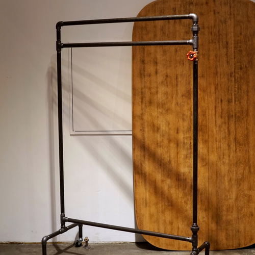 フック付 ガス管 パイプ ハンガー ラック インダストリアル アイアン